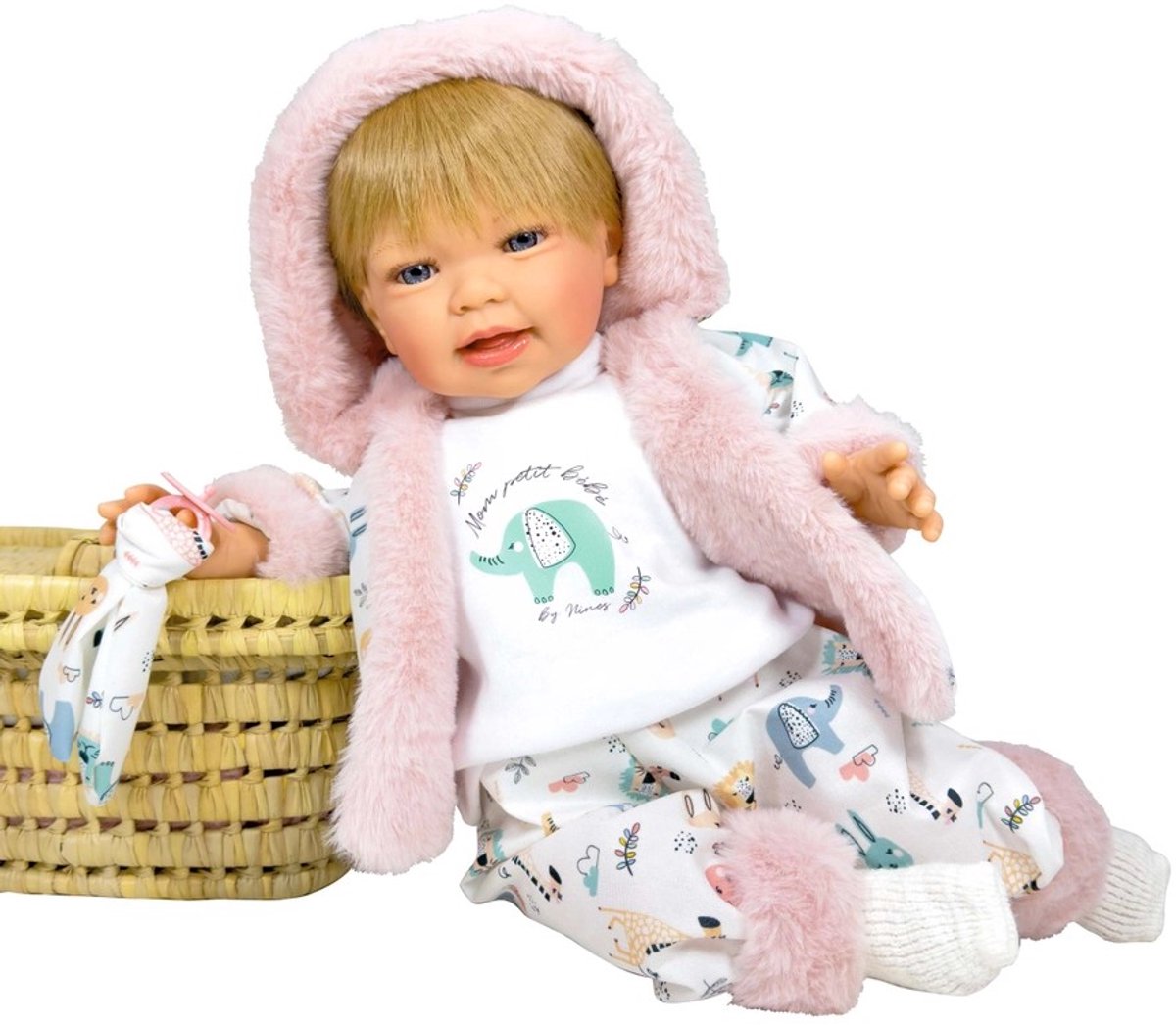 Nines d Onil Babypop Susi Olifant 48 cm